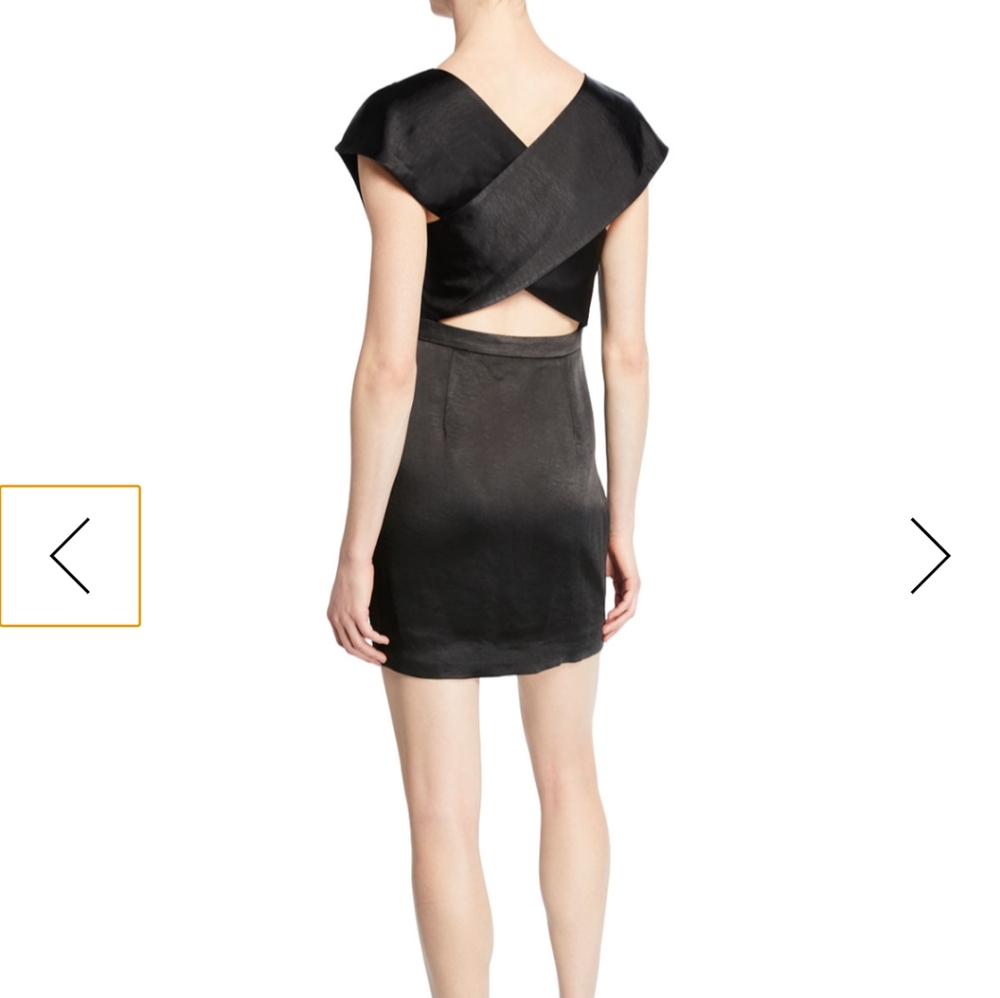Fame and Partners mini black dress (size 6)